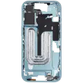 Mid-Frame Housing  W/ Small Parts For iPhone 16 (EU / Global Version) (Used OEM Pull: Grade C) (Teal)