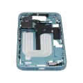Mid-Frame Housing  W/ Small Parts For iPhone 16 (EU / Global Version) (Used OEM Pull: Grade C) (Teal)