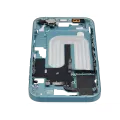 Mid-Frame Housing  W/ Small Parts For iPhone 16 (EU / Global Version) (Used OEM Pull: Grade C) (Teal)