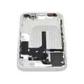 Mid-Frame Housing  W/ Small Parts For iPhone 16 (EU / Global Version) (Used OEM Pull: Grade C) (White)