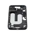 Mid-Frame Housing  W/ Small Parts For iPhone 16 (US Version) (Used OEM Pull: Grade C) (Black)