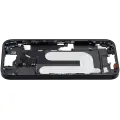 Mid-Frame Housing  W/ Small Parts For iPhone 16 (US Version) (Used OEM Pull: Grade C) (Black)