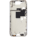 Mid-Frame Housing  W/ Small Parts For iPhone 16 Pro Max (EU / Global Version) (Used OEM Pull: Grade B) (White Titanium)