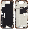 Mid-Frame Housing  W/ Small Parts For iPhone 16 Pro Max (EU / Global Version) (Used OEM Pull: Grade B) (Desert Titanium)