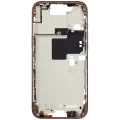 Mid-Frame Housing  W/ Small Parts For iPhone 16 Pro Max (EU / Global Version) (Used OEM Pull: Grade B) (Desert Titanium)