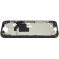 Mid-Frame Housing  W/ Small Parts For iPhone 16 Pro Max (EU / Global Version) (Used OEM Pull: Grade B) (Black Titanium)