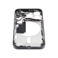 Mid-Frame Housing  W/ Small Parts For iPhone 15 Pro (EU / Global Version) (Used OEM Pull: Grade C) (Black Titanium)
