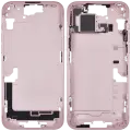 Mid-Frame Housing  W/ Small Parts For iPhone 15 Plus (EU / Global Version) (Used OEM Pull: Grade B) (Pink)