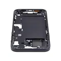 Mid-Frame Housing  W/ Small Parts For iPhone 15 Plus (EU / Global Version) (Used OEM Pull: Grade B) (Black)