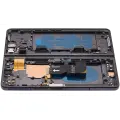 Inner OLED Assembly With Frame For Samsung Galaxy Z Fold 4 5G (US & International) (Used OEM Pull: Grade A) (Phantom Black)