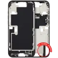 Mid-Frame Housing  W/ Small Parts For iPhone 16 Pro Max (EU / Global Version) (Used OEM Pull: Grade A) (Black Titanium)