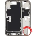 Mid-Frame Housing  W/ Small Parts For iPhone 16 Pro Max (EU / Global Version) (Used OEM Pull: Grade A) (Desert Titanium)