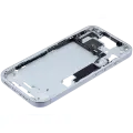 Mid-Frame Housing  W/ Small Parts For iPhone 15 (US Version) (Used OEM Pull: Grade B) (Blue)