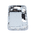 Mid-Frame Housing  W/ Small Parts For iPhone 15 (US Version) (Used OEM Pull: Grade B) (Blue)