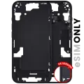 Mid-Frame Housing  W/ Small Parts For iPhone 15 (US Version) (Used OEM Pull: Grade A) (Black)