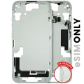 Mid-Frame Housing  W/ Small Parts For iPhone 15 (US Version) (Used OEM Pull: Grade A) (Green)