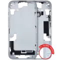 Mid-Frame Housing  W/ Small Parts For iPhone 15 (EU / Global Version) (Used OEM Pull: Grade B) (Blue)