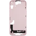 Mid-Frame Housing  W/ Small Parts For iPhone 15 (US Version) (Used OEM Pull: Grade C) (Pink)