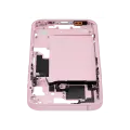 Mid-Frame Housing  W/ Small Parts For iPhone 15 (US Version) (Used OEM Pull: Grade C) (Pink)