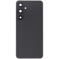 Back Cover Glass With Camera Lens For Samsung Galaxy S24 FE (No Logo) (Aftermarket Plus) (Graphite)