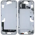 Mid-Frame Housing  W/ Small Parts For iPhone 15 Plus (US Version) (Used OEM Pull: Grade A) (Blue)