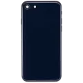 Back Housing W/ Charging Port Flex and Small Components Pre-Installed For iPhone SE (2022) (Used OEM Pull: Grade B) (Midnight)