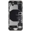 Back Housing W/ Charging Port Flex and Small Components Pre-Installed For iPhoneone SE (2022) (Used OEM Pull: Grade C) (Starlight)