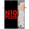 LCD Assembly With Frame (Without Finger Print Sensor) For Samsung Galaxy Note 10 Plus (Aftermarket Plus: Incell) (Aura Black)