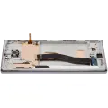 LCD Assembly With Frame (Without Finger Print Sensor) For Samsung Galaxy Note 10 Plus (Aftermarket Plus: Incell) (Aura Glow / Silver)