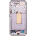 OLED Assembly With Frame For Samsung Galaxy S23 5G (US & International) (Aftermarket Plus) (Pink / Lavender)