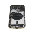 Back Housing W/ Charging Port Flex & Small Parts  For iPhone 13 Pro Max (US Version) (Used OEM Pull: Grade B) (Gold)