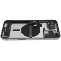 Back Housing W/ Charging Port Flex & Small Parts  For iPhone 13 Pro Max (US Version) (Used OEM Pull: Grade C) (Alpine Green)