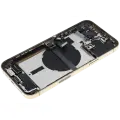 Back Housing W/ Charging Port Flex & Small Parts  For iPhone 13 Pro Max (US Version) (Used OEM Pull: Grade A) (Gold)