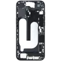 Mid-Frame Housing  W/ Charging Port Flex & Small Parts  For iPhone 16 Plus (EU / Global Version) (Used OEM Pull: Grade A) (Black)