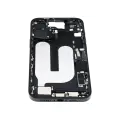 Mid-Frame Housing  W/ Charging Port Flex & Small Parts  For iPhone 16 Plus (EU / Global Version) (Used OEM Pull: Grade A) (Black)