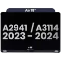 Complete LCD Display Assembly For MacBook Air 15" (A2941 / Mid 2023) / Air 15" (A3114 / Mid 2024) (Used OEM Pull: Grade A) (Midnight)