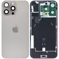 Back Glass w/ MagSafe Magnet & NFC & Flashlight Flex For IPhone 16 Pro Max (Genuine OEM) (Natural Titanium)