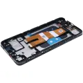OLED Assembly With Frame Compatible For Samsung Galaxy A05 (A055 / 2023)  (Service Pack) (Black) 