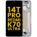 OLED Assembly With Frame For Xiaomi 14T Pro / Redmi K70 Ultra (Refurbished) (Titan Blue)