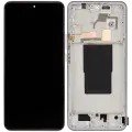 OLED Assembly With Frame For Xiaomi 12T / 12T Pro / Redmi K50 Ultra (Refurbished) (Silver)