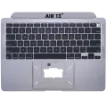 Top Case Assembly With Battery And Keyboard For MacBook Air 13" Retina (A2337 / Late 2020)  (Genuine OEM) (Space Gray) (US Keyboard)