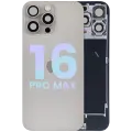 Back Glass w/ MagSafe Magnet & NFC & Flashlight Flex For iPhone 16 Pro Max (Service Pack) (Natural Titanium)